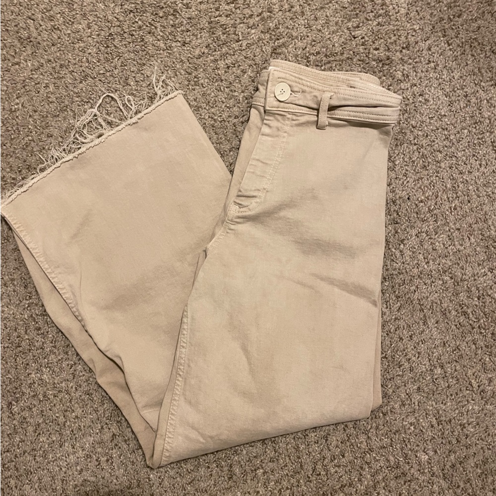 zara marine pant tan